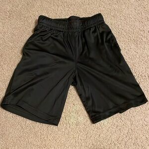 Black athletic shorts